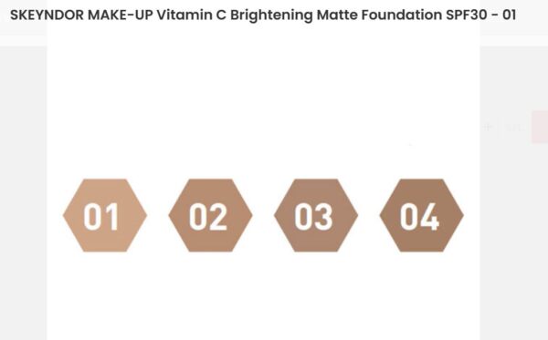 VITAMIN C BRIGHTENING MATTE FOUNDATION - Image 3